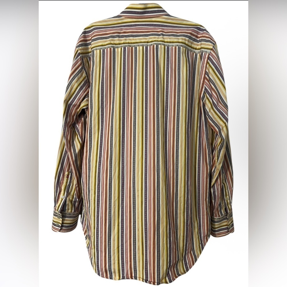 Robert Graham Button Down 70s Style Dress Shirt - Picture 2 of 11